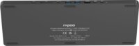 Rapoo UCK-6001 Wireless billentyűzet USB HUB HU - Fekete