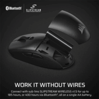 Corsair M55 Wireless Gaming Egér - Fekete