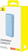 Baseus P10022804313-00 Powerbank Airpow USB-A + Type-C / 20000mAh 20W - Kék