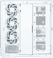 Zalman P50 DS Midi Torony Számítógépház + 4db 120mm ARGB ventilátor - Fehér