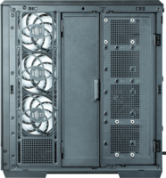 Zalman P50 DS Midi Torony Számítógépház + 4db 120mm ARGB ventilátor - Fekete