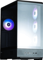 Zalman P50 DS Midi Torony Számítógépház + 4db 120mm ARGB ventilátor - Fekete