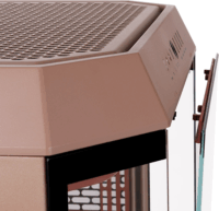 Thermaltake The Tower 600 Midi Torony Számítógépház + 2db 140mm ventilátor - Barna