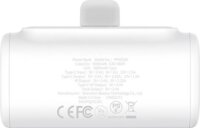 Baseus P10068307213-00 Compact IP Powerbank Type-C / 5000mAh 20W - Fehér