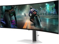 Samsung 49" LS49DG910SUXEN 32:9 DQHD OLED G9 Ívelt Gaming Monitor - Ezüst