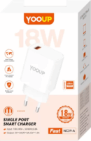 Yooup NC39-A USB-A Hálózati Töltő Adapter 18W - Fehér