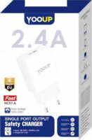 Yooup NC57-A USB-A Hálózati Töltő Adapter 12W - Fehér