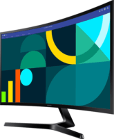 Samsung 27" LS27D366GAUXEN Essential S3 S36GD 16:9 FullHD VA Ívelt Monitor - Fekete