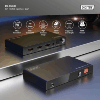 Digitus DS-55339 2-portos HDMI Switch 8K / 60Hz