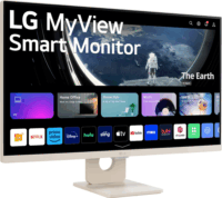 LG 27" 27SR50F-E MyView Smart 16:9 FullHD IPS Monitor - Bézs