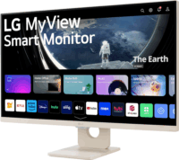 LG 27" 27SR50F-E MyView Smart 16:9 FullHD IPS Monitor - Bézs