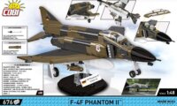 Cobi Blocks Armed Forces F-4F Phantom II repülőgép 676 darabos készlet 1:48