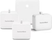 SwitchBot W3400010 Wifi Okos hőmérő és páratartalom érzékelő 3db + Mini HUB - Fehér