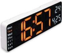 Hama 00222224 Santa Cruz Hőmérős Digitális falióra Távirányítóval - Fehér