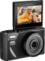 Easypix V64 Flip Kompakt Digitális Fényképező 64Mpx / 4K - Fekete