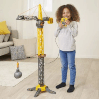 Dickie Toys Óriás daru játékszett építőjáték távirányítóval 110 cm