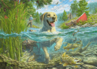 Schmidt Spiele Kutyaszeretet - Labrador halvadászaton 1000 darabos puzzle