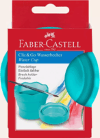 Faber-Castell Click&Go műanyag ecsettál - Türkiz