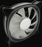 LC Power LC-CF-120-ARGB-KIT-R-B 120mm PWM ARGB Rendszerhűtő ventilátor 3db + Vezérlő HUB - Fekete