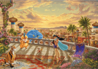 Schmidt Spiele Disney Dreams Collection - Jázmin táncol a sivatagi napfényben 1000 darabos puzzle