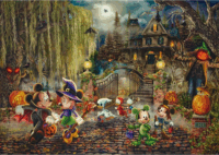 Schmidt Spiele Disney Dreams Collection - Mickey & Minnie Halloween-i buli 1000 darabos puzzle