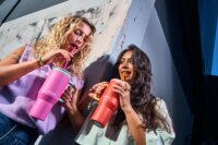 Kambukka Rio Dupla falú utazó Termosz bögre 950ml - Rózsaszín / Mentazöld