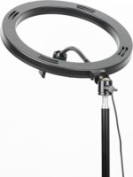 Havit ST7012 Pro Körlámpa telefontartóval és LED világítással Vlogger készlet - Fekete