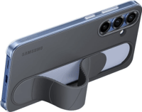 Samsung Galaxy S25+ Stand Grip Telefon tok - Fekete