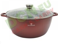 Blaumann BL-4083 Cerastone Fazék Üveg fedővel Ø 32cm 9,9L - Bronz