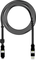 Rolling Square XLL01R inCharge XL USB-A/USB-C apa - USB-C/Lightning apa Adat és töltő kábel 3m - Fekete