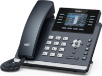 Yealink SIP-T44U WiFi VoIP Telefon - Fekete / Ezüst