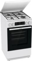 Gorenje GK5C42WJ Kombinált Gáz/Elektromos Tűzhely - Fehér