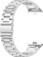 Mybandz Xiaomi Smart Band 8 /Redmi Watch 4 Klasszikus fém Okosóra szíj - Ezüst