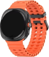 Mybandz Waves Samsung Galaxy Watch Ultra Szilikon Okosóra szíj - Narancssárga