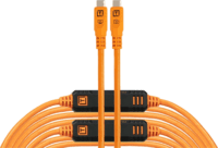 Tether Tools TetherPro Optima 10G USB-C apa - USB-C apa 3.2 Adatkábel 9.4m - Narancssárga