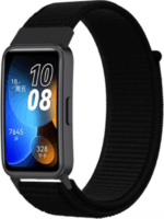 Mybandz Huawei Band 8/9 Tépőzáras Szövet Okosóra szíj - Fekete