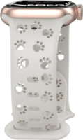 Mybandz Paw Apple Watch Szilikon Okosóra Szíj 40/41/42 mm - Fehér/Mintás