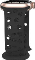 Mybandz Paw Apple Watch Szilikon Okosóra Szíj 40/41/42 mm - Fekete/Mintás