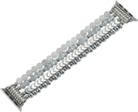 Mybandz Apple Watch Gyöngyös Fém Okosóra szíj 40/41/42 mm - Ezüst