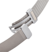 Mybandz Samsung Galaxy Watch 5/6/7 Csatos Milánói Fém Okosóra szíj 20mm - Ezüst