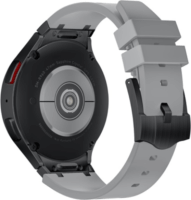 Mybandz Element Samsung Galaxy Watch 5/6/7 Szilikon Okosóra szíj 20mm - Szürke/Fekete