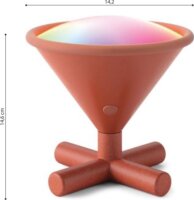 Nanoleaf Umbra Cono Hordozható Smart Asztali RGB LED lámpa 14 cm - Barna