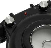 Adler AD 6314 Elektromos konyhai kőlapos Pizzasütő Ø 31.5cm 1200W - Fekete