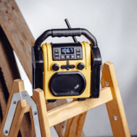 Adler AD 1911 Bluetooth munka rádió 10W - Fekete/Sárga