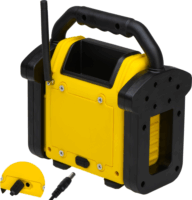 Adler AD 1911 Bluetooth munka rádió 10W - Fekete/Sárga