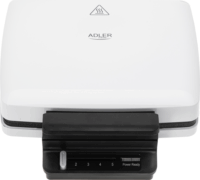 Adler AD 3085 Gofrisütő 1200W - Fehér/Fekete