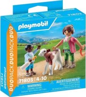 Playmobil 71803 Duopack - Farmer és gyermek a borjúval
