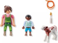 Playmobil 71803 Duopack - Farmer és gyermek a borjúval