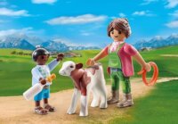 Playmobil 71803 Duopack - Farmer és gyermek a borjúval