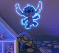 Yellowpop Disney Falra akasztható USB Neon LED Dekorációs lámpa - Stich